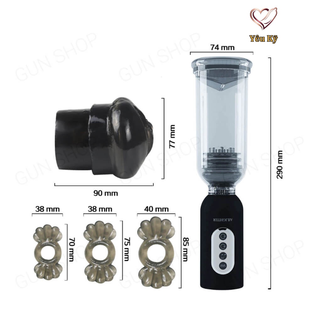 Máy tập tăng kích thước dương vật tự động Ailighter Nusmile Dr.Jet - Ảnh 2