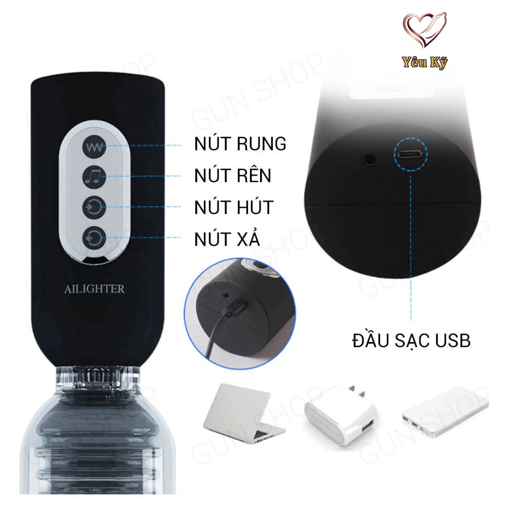 Máy tập tăng kích thước dương vật tự động Ailighter Nusmile Dr.Jet - Ảnh 3