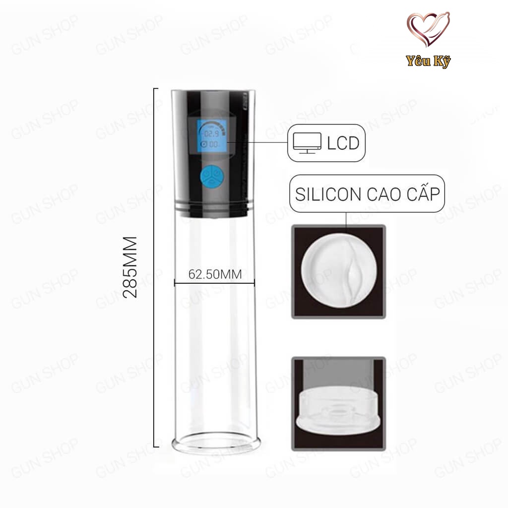 Máy tập tăng kích thước dương vật tự động Evo Penis Pump - Ảnh 3