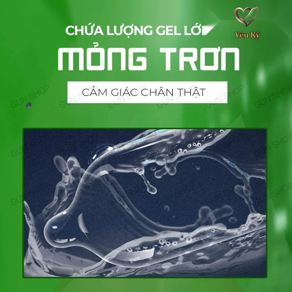 Bao cao su OKHQ hương bạc hà - Hộp 144 cái - Ảnh 3
