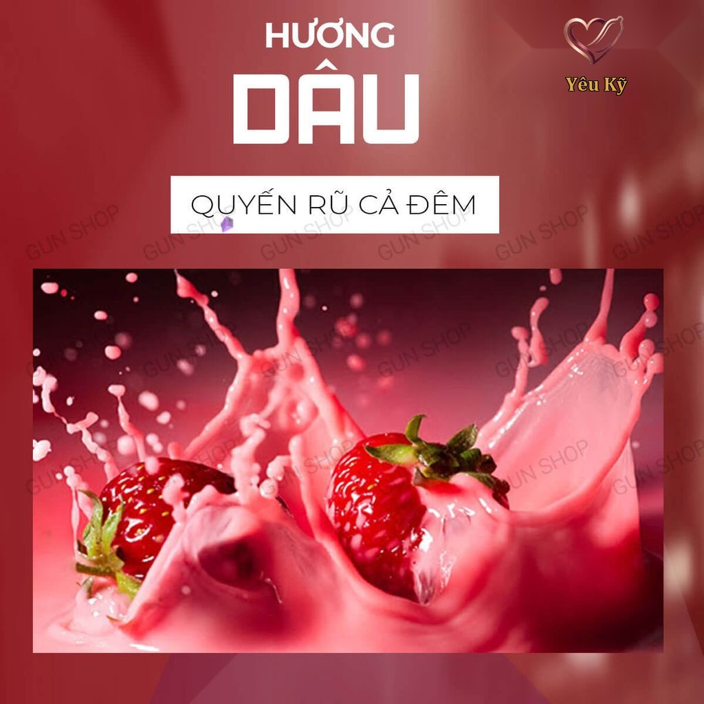 Bao cao su OKHQ hương dâu - Hộp 144 cái - Ảnh 5