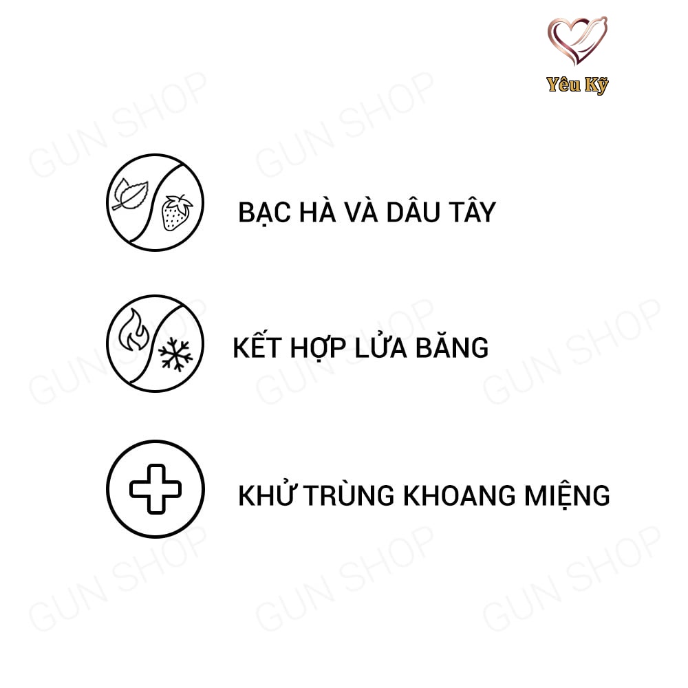Nước tình yêu BJ băng lửa OLO Oral Sex Water Cool & Hot - Hộp 4 cặp - Ảnh 3