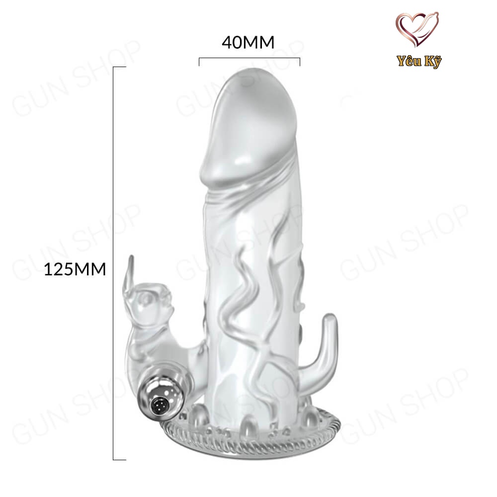 Bao cao su đôn dên rung Baile Brave Man Pleasure - Ảnh 2