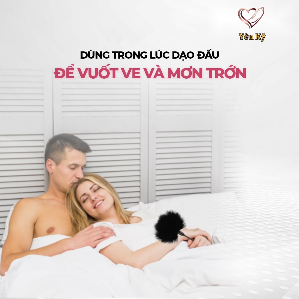 Cọ lông mềm BDSM Chisa Pleasure Feather Tickler - Ảnh 5