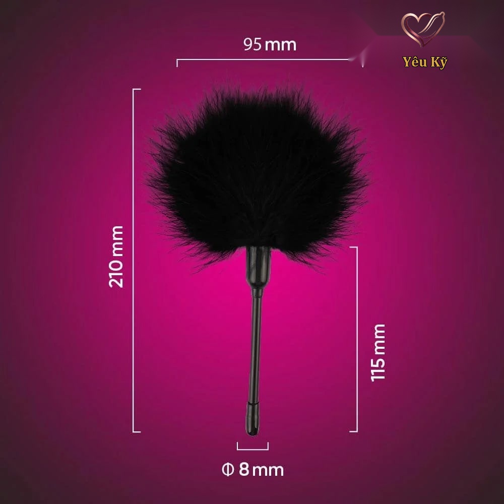 Cọ lông mềm BDSM Chisa Pleasure Feather Tickler - Ảnh 2