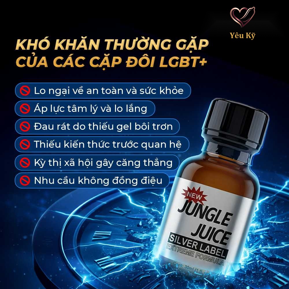 Chai hít tăng khoái cảm Popper DS USA Jungle Juice Silver Label - Chai 30ml - Ảnh 4