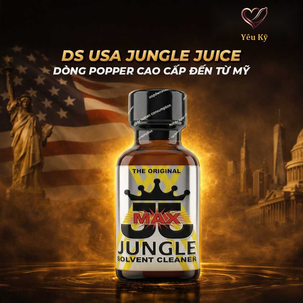 Chai hít tăng khoái cảm Popper DS USA Jungle Juice Max - Chai 30ml - Ảnh 3