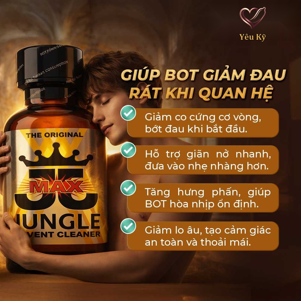 Chai hít tăng khoái cảm Popper DS USA Jungle Juice Max - Chai 30ml - Ảnh 6