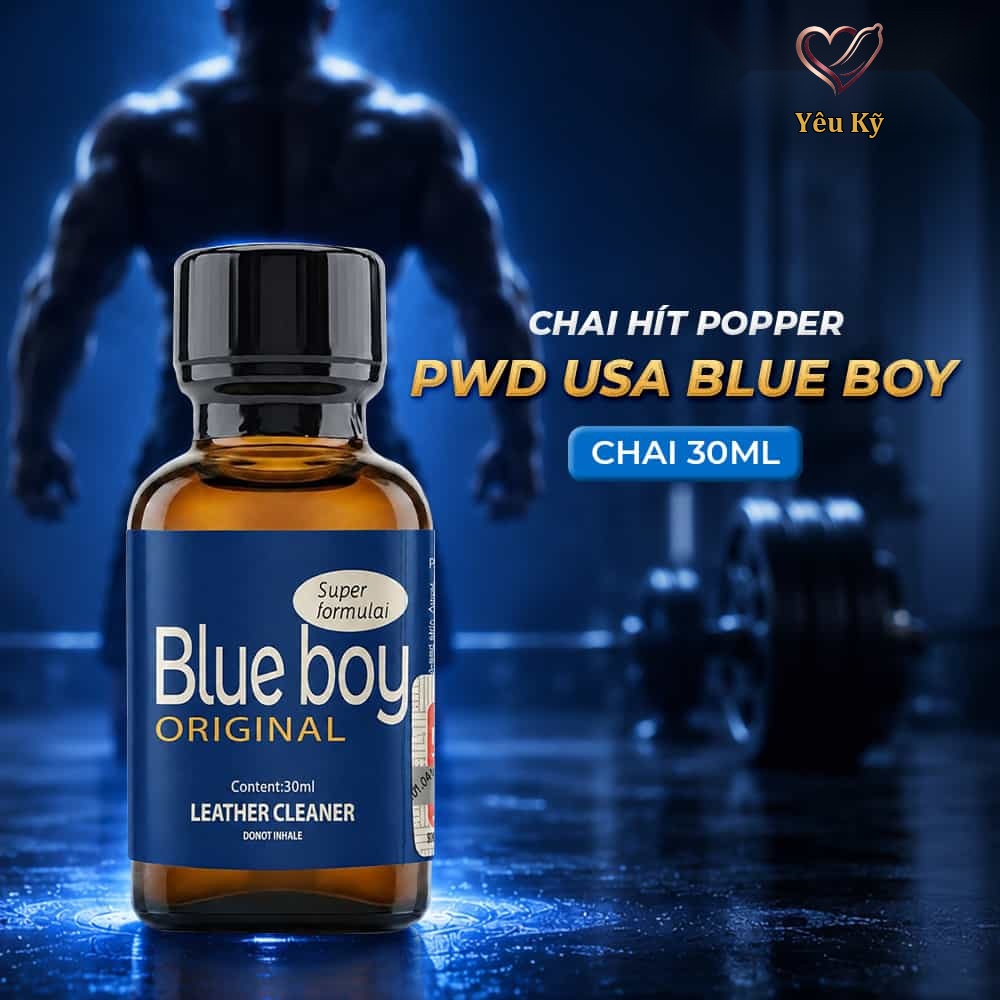 Chai hít tăng khoái cảm Popper PWD USA Blue Boy - Chai 30ml - Ảnh 2