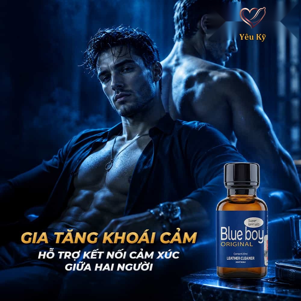 Chai hít tăng khoái cảm Popper PWD USA Blue Boy - Chai 30ml - Ảnh 3
