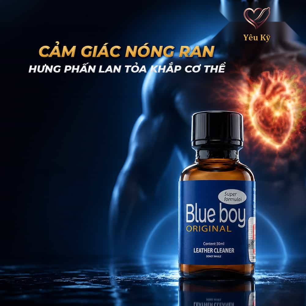 Chai hít tăng khoái cảm Popper PWD USA Blue Boy - Chai 30ml - Ảnh 5