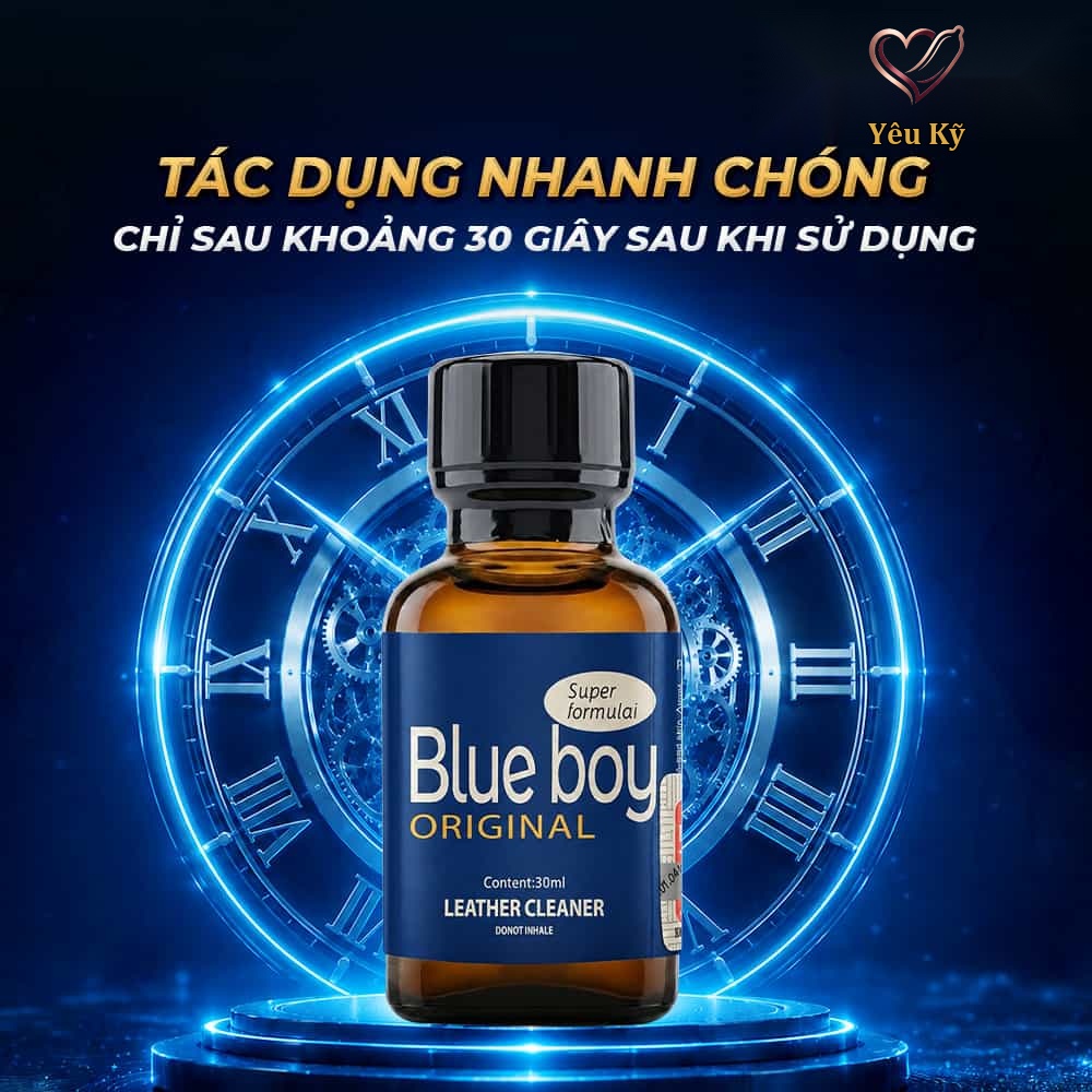 Chai hít tăng khoái cảm Popper PWD USA Blue Boy - Chai 30ml - Ảnh 6