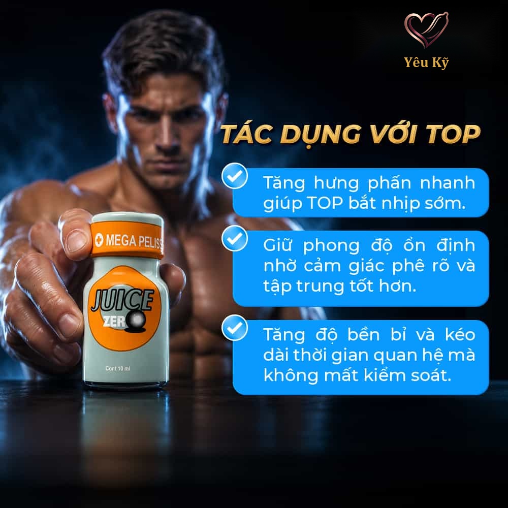 Chai hít tăng khoái cảm Popper PWD USA Juice Zero - Chai 10ml - Ảnh 6