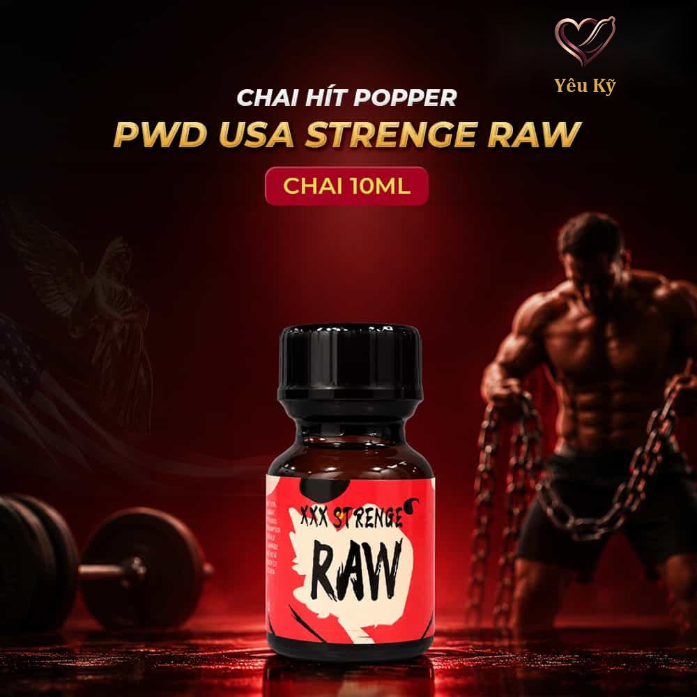Chai hít tăng khoái cảm Popper PWD USA Strenge Raw - Chai 10ml - Ảnh 2
