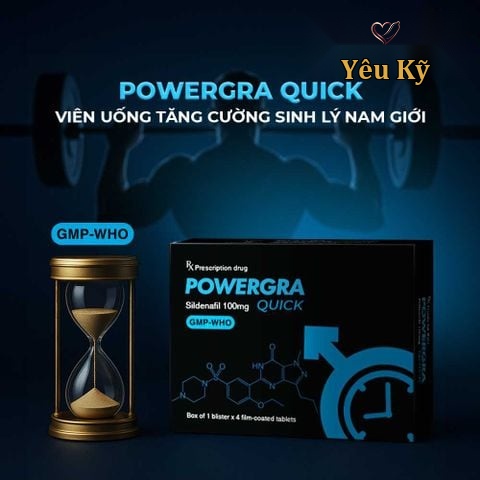 Viên uống Powergra Quick hỗ trợ cương dương, tăng cường sinh lý - Hộp 4 viên - Ảnh 4