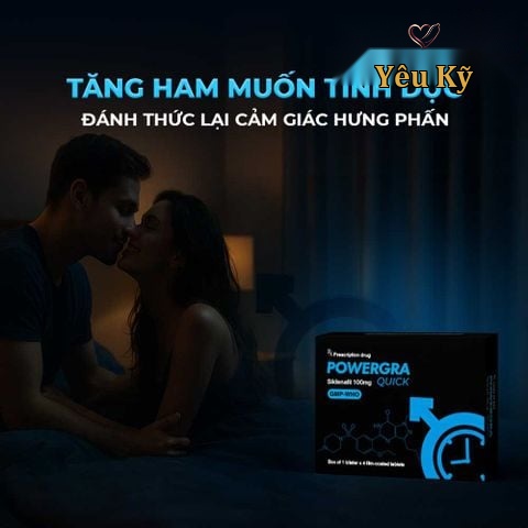 Viên uống Powergra Quick hỗ trợ cương dương, tăng cường sinh lý - Hộp 4 viên - Ảnh 6