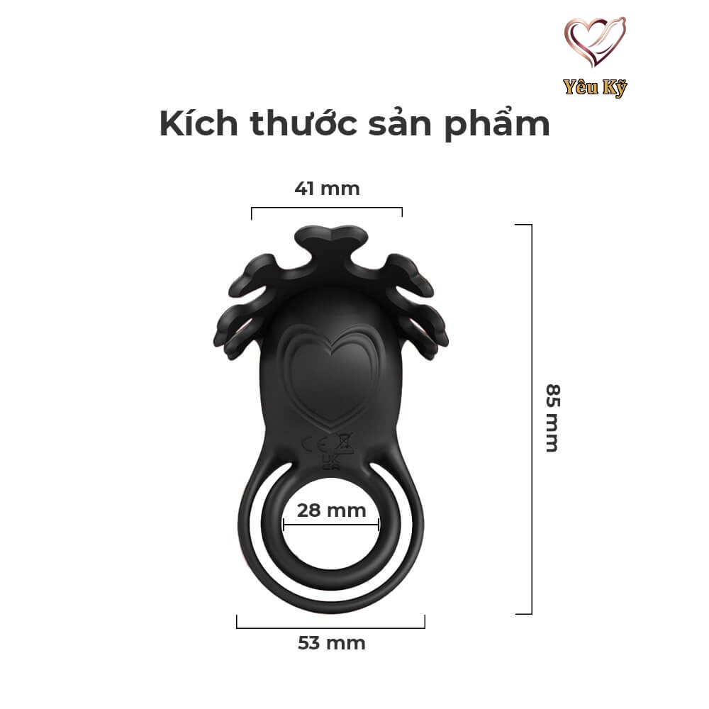 Vòng rung tăng khoái cảm Pretty Love Ruben - Ảnh 2