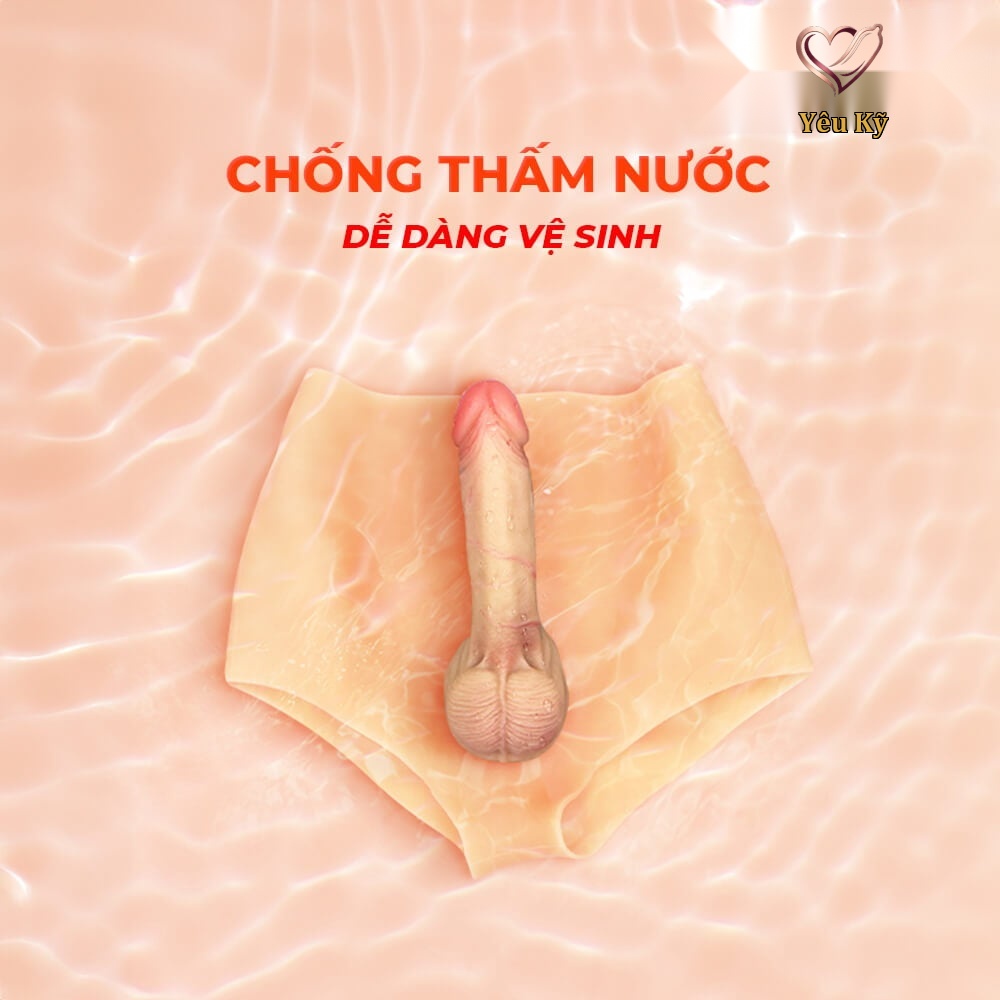 Quần silicon gắn dương vật giả - Jiuai Long Love Size L 01 - Ảnh 5