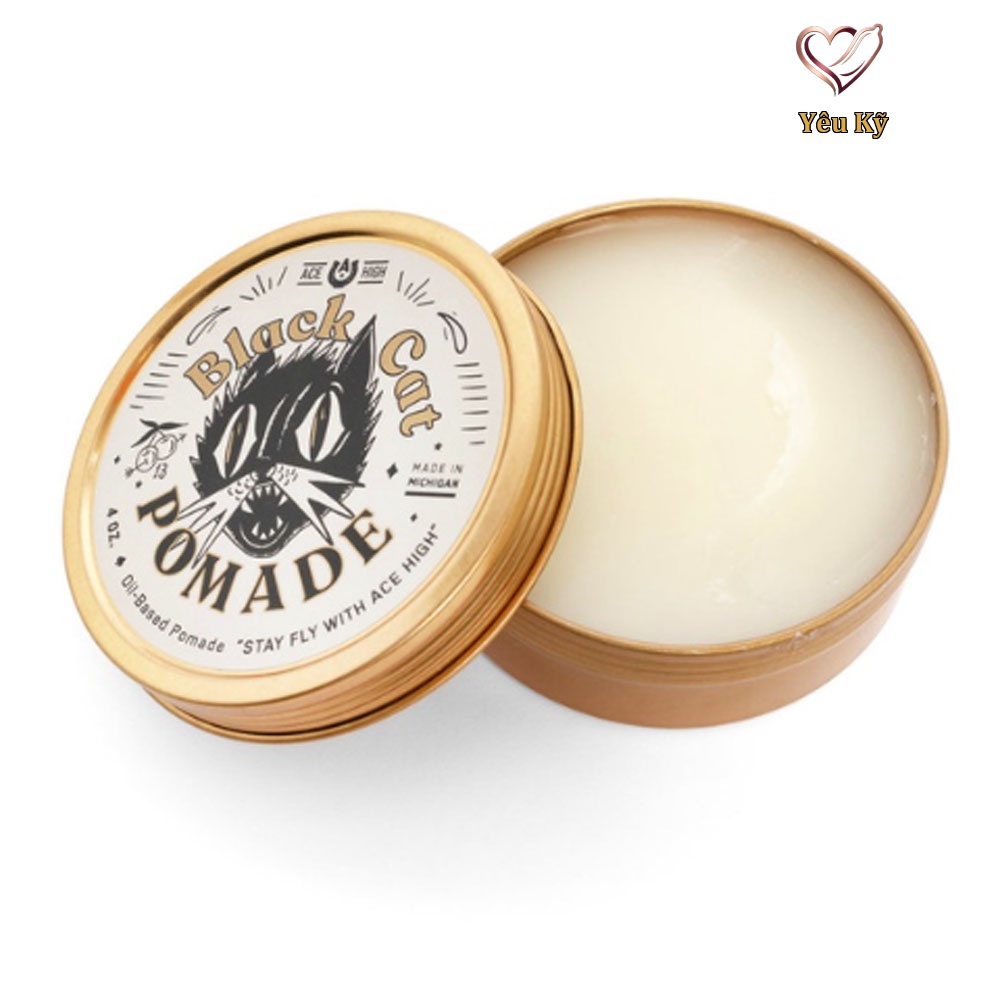 Sáp vuốt tóc Ace High Black Cat Pomade - Hộp 114gr - Ảnh 2