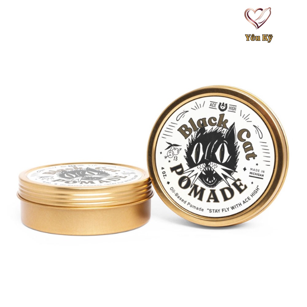 Sáp vuốt tóc Ace High Black Cat Pomade - Hộp 114gr - Ảnh 3