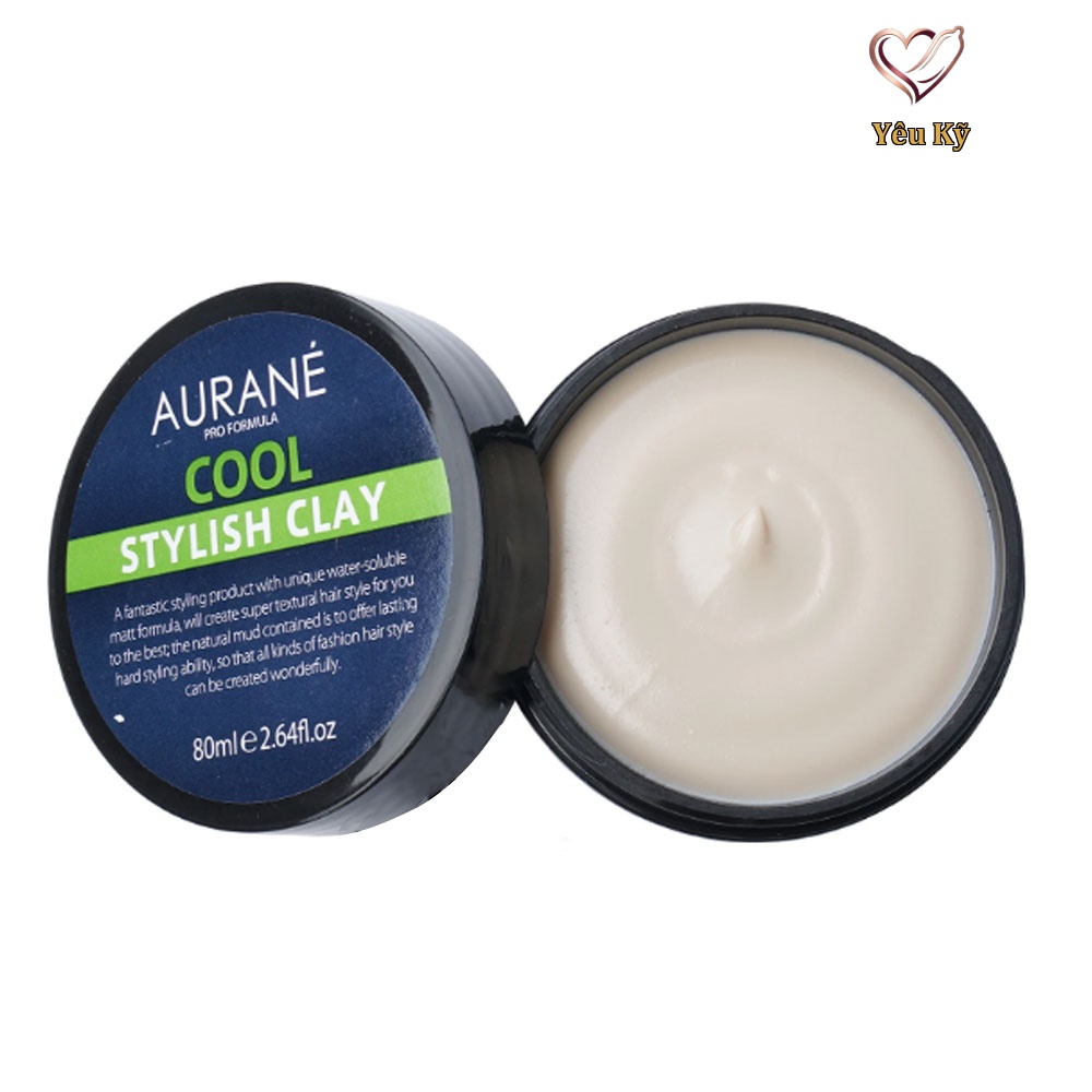 Sáp vuốt tóc Aurane Cool Stylish Clay - Hộp 80gr - Ảnh 2