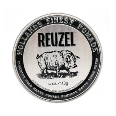 Sáp vuốt tóc Reuzel Concrete Hold Matte Pomade - Hộp 113gr