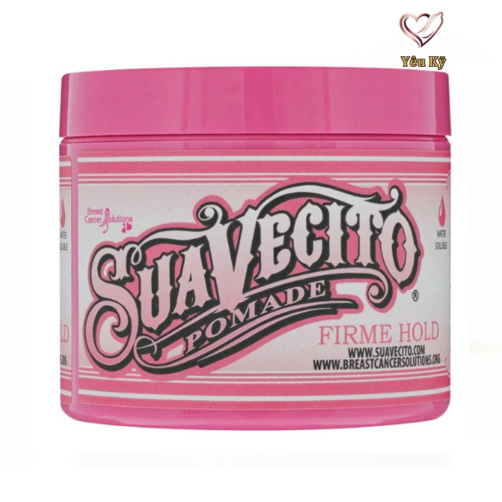 Sáp vuốt tóc Suavecito X Breast Cancer Solutions, Firme Hold Pomade - Hộp 113gr - Ảnh 2