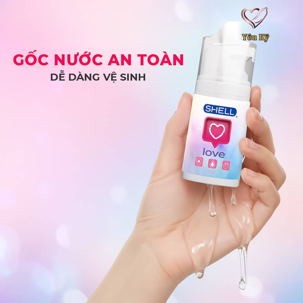 Gel bôi trơn se khít âm đạo và tăng khoái cảm nữ Shell Love Pink - Chai 50ml - Ảnh 3