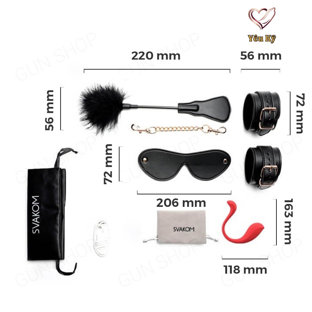 Bộ đồ chơi hỗ trợ tình dục BDSM Svakom Limited Edition - Ảnh 2