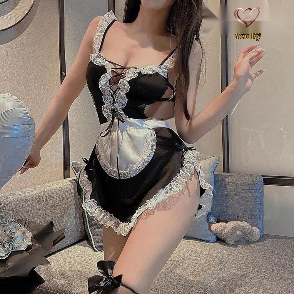 Thời trang sexy cosplay hầu gái HG32 - Ảnh 2