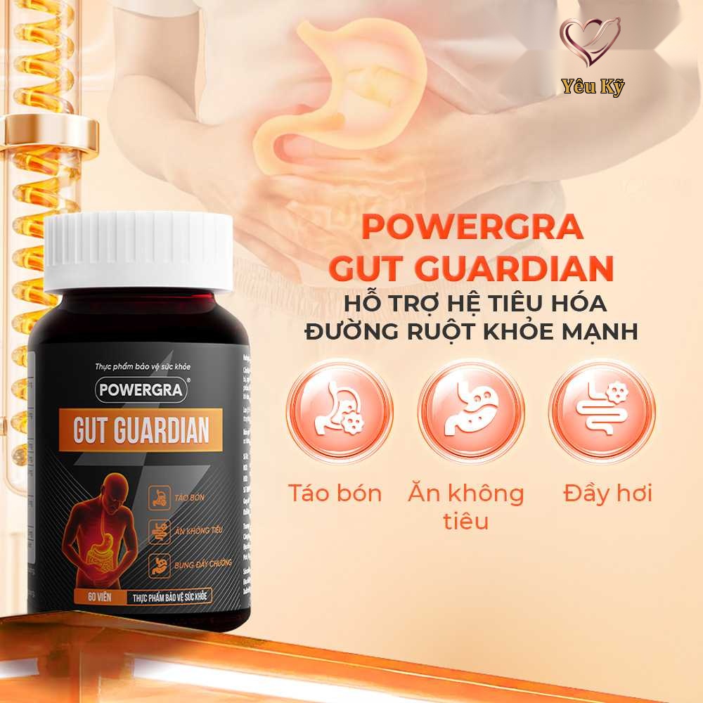 Viên uống hỗ trợ tiêu hóa Powergra Gut Guardian - Hộp 60 viên - Ảnh 3
