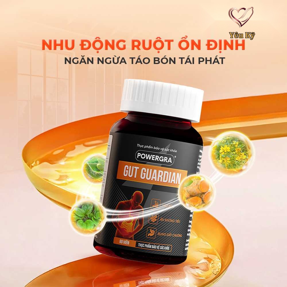 Viên uống hỗ trợ tiêu hóa Powergra Gut Guardian - Hộp 60 viên - Ảnh 8