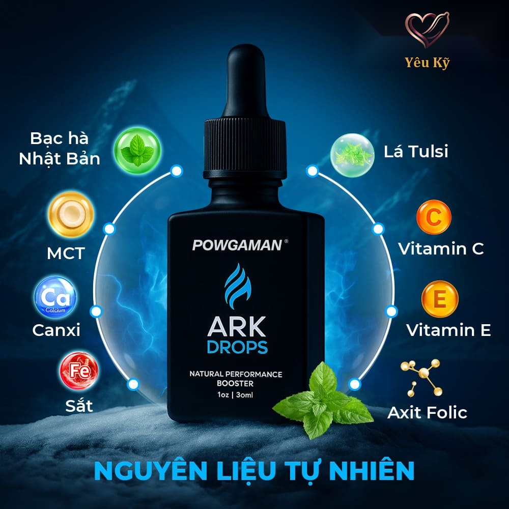 Tinh chất gia tăng cảm xúc Powgaman Ark Drops - Chai 30ml - Ảnh 6
