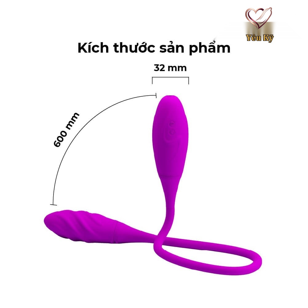 Trứng rung 2 đầu Pretty Love Snaky Vibe - Ảnh 2