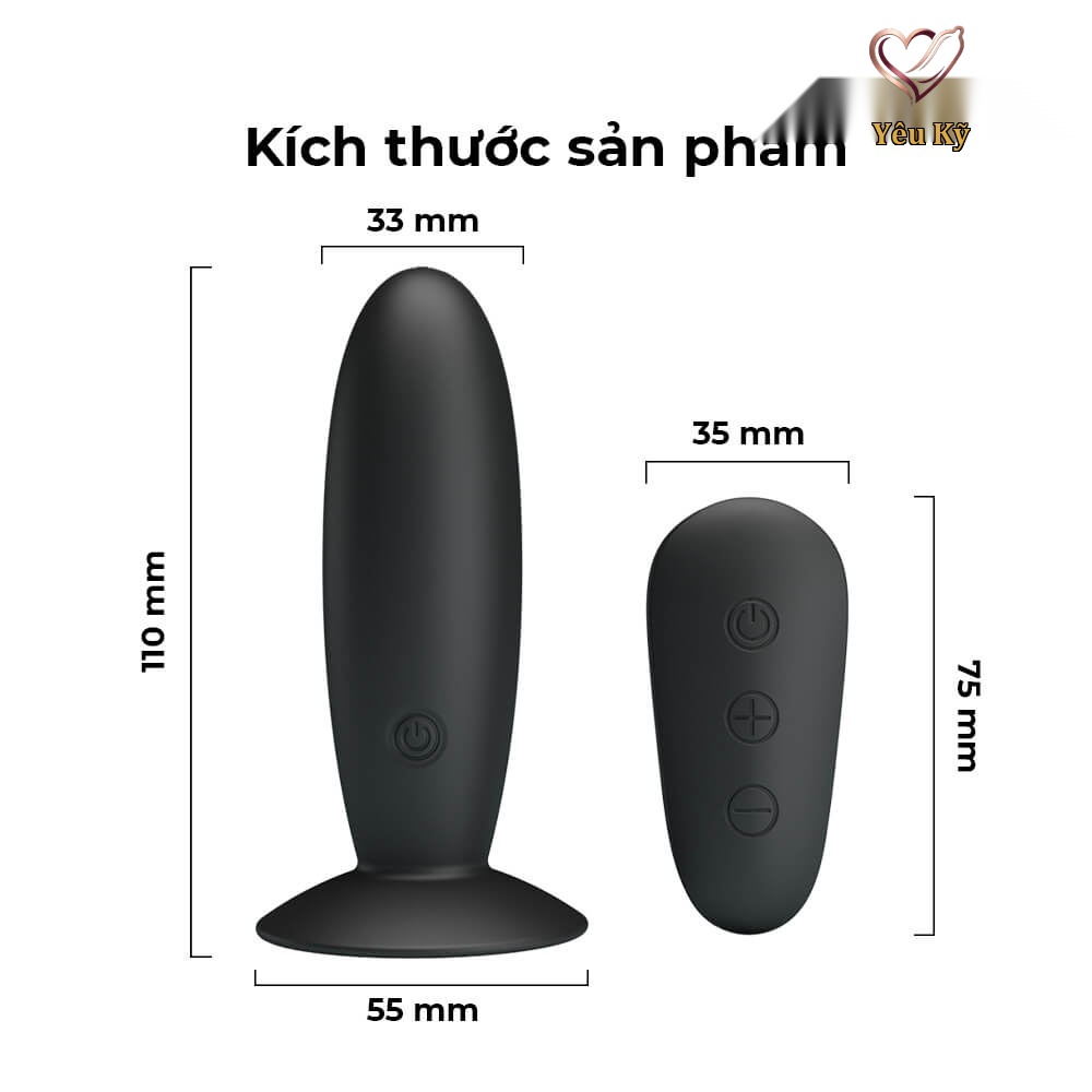 Trứng rung hậu môn Mr.Play Suction Cup Base 45W - Ảnh 2