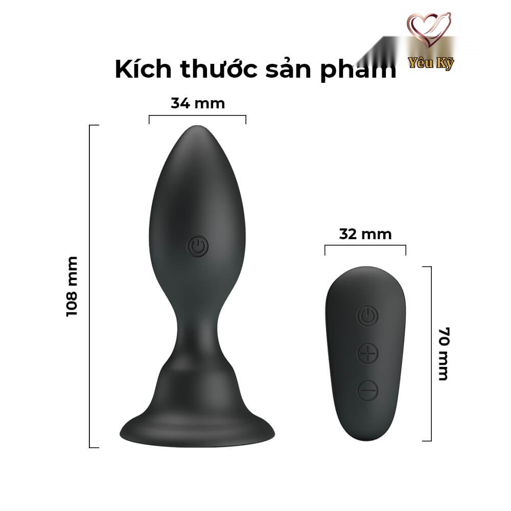 Trứng rung hậu môn Mr.Play Suction Cup Base 76W - Ảnh 2