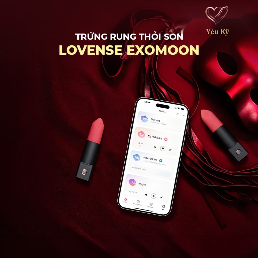 Trứng rung thỏi son Lovense Exomoon - Ảnh 2