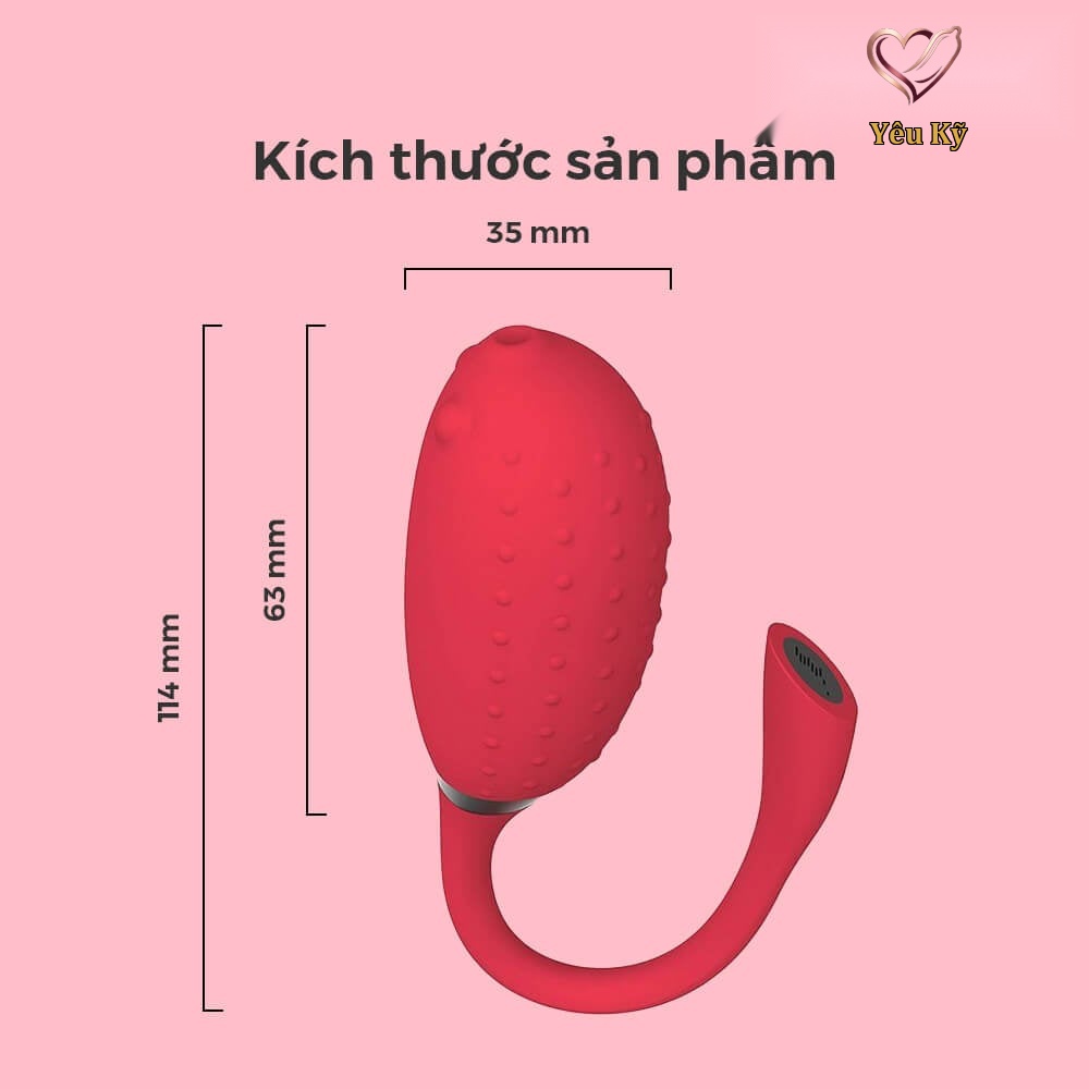 Trứng rung Magic Motion Fugu Đỏ - Ảnh 2