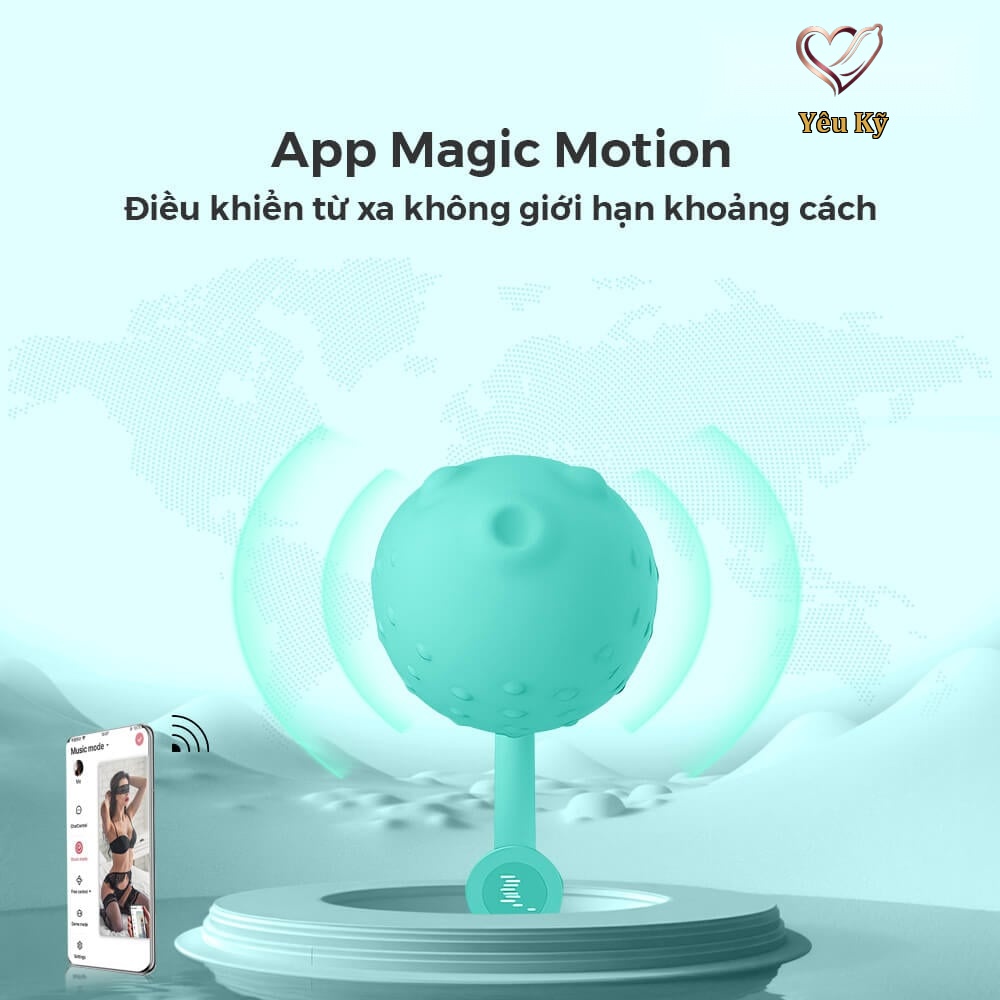 Trứng rung Magic Motion Fugu Xanh - Ảnh 3
