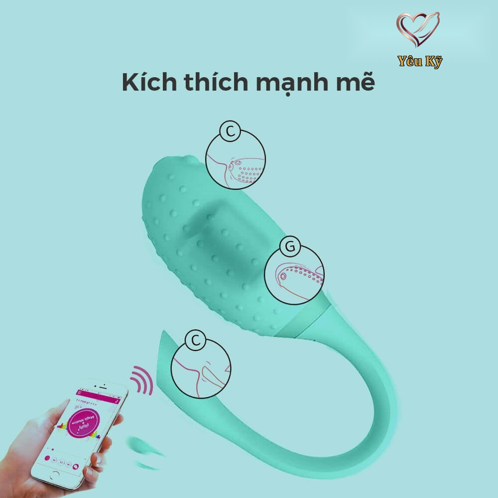 Trứng rung Magic Motion Fugu Xanh - Ảnh 6