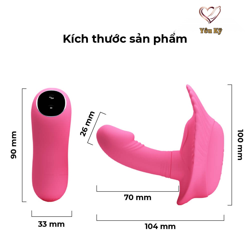 Trứng rung Pretty Love ClamShell - Ảnh 2