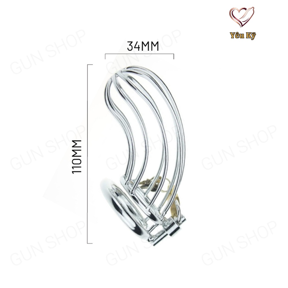 Khóa dương vật inox cao cấp - Va2 - Ảnh 2