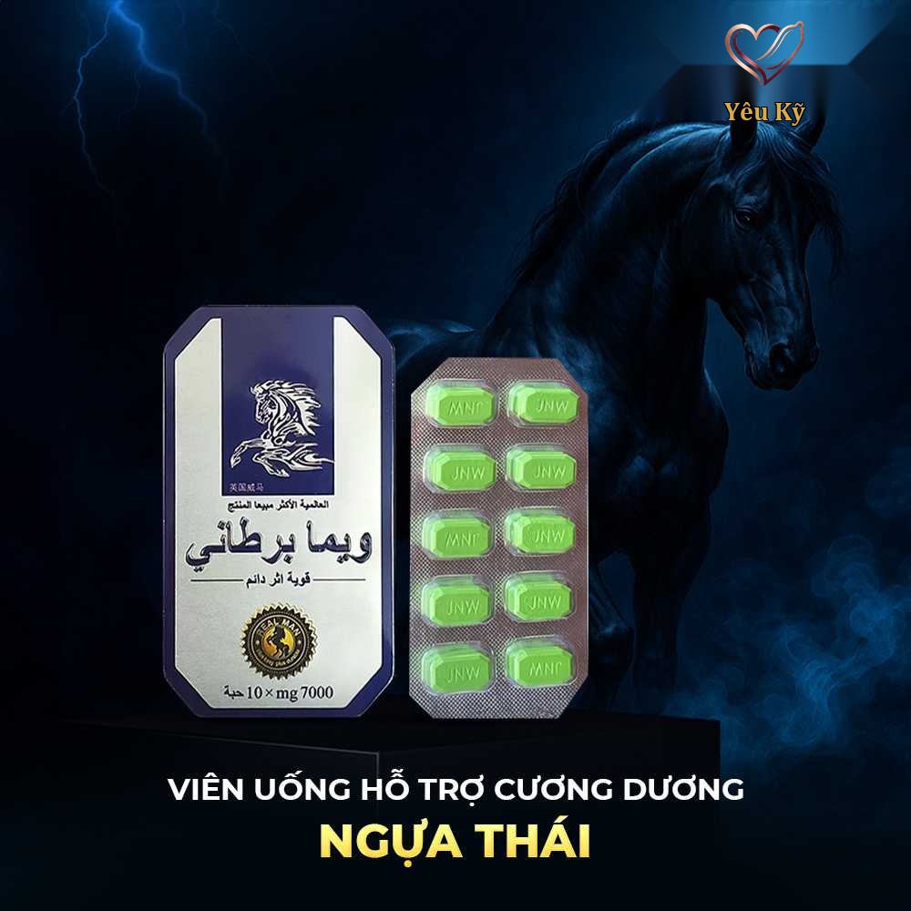 Viên uống hỗ trợ cương dương, tăng cường sinh lý Ngựa Thái - Hộp 10 viên - Ảnh 2
