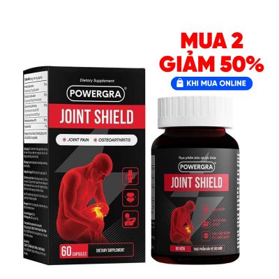 Viên uống hỗ trợ xương khớp Powergra Joint Shield - Hộp 60 viên