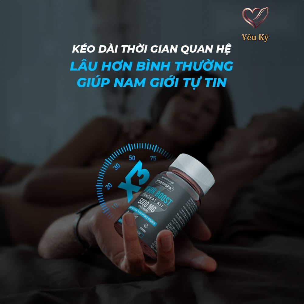 Viên uống phục hồi và tăng cường sinh lý nam giới Powergra Vigor Boost TongKat Ali - Hộp 60 viên - Ảnh 4