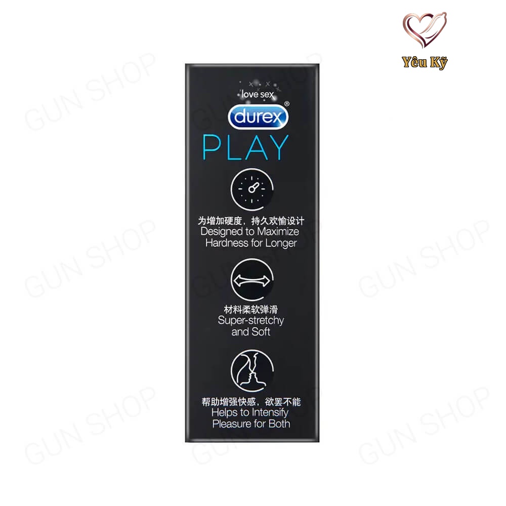 Vòng đeo kéo dài thời gian Durex Pleasure Ring - Ảnh 5