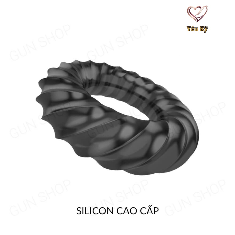 Vòng đeo kéo dài thời gian Aichao Cock Ring Đen - Ảnh 3