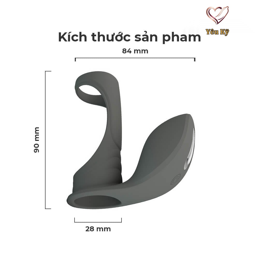 Vòng rung tăng khoái cảm Pretty Love Master Ring - Ảnh 2