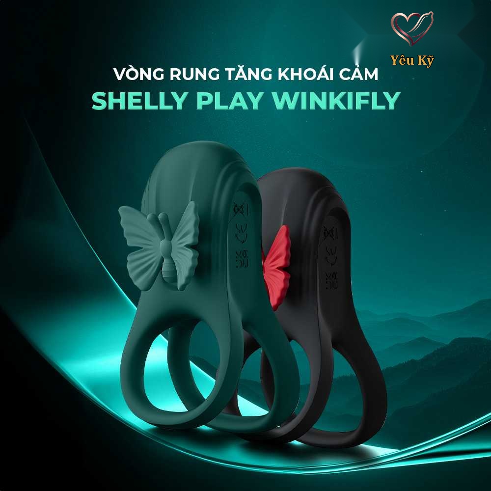 Vòng rung tăng khoái cảm Shelly Play Winkifly - Ảnh 3