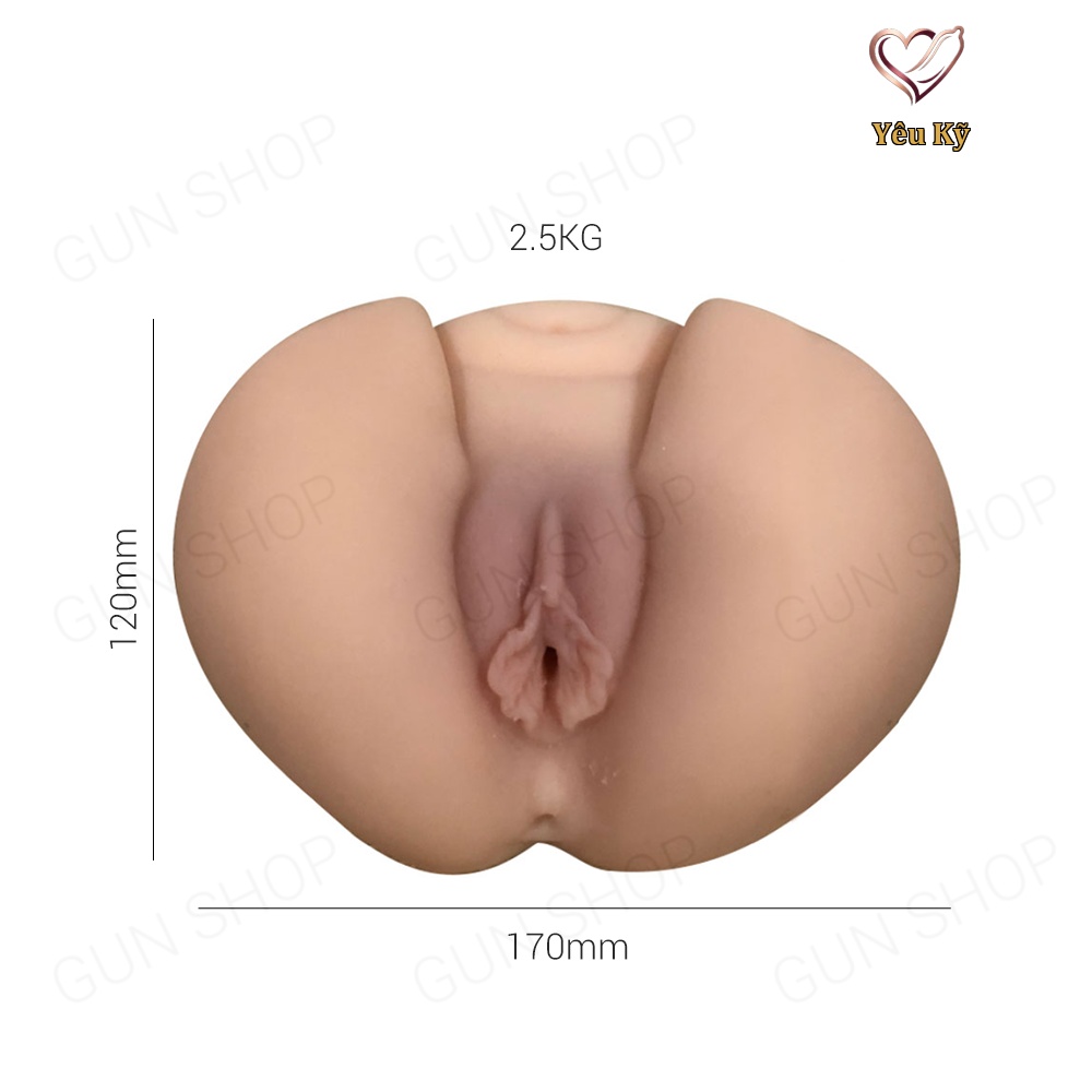 Âm đạo & hậu môn silicon Jiuai 03 2.2kg - Ảnh 2